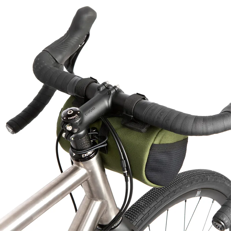 Restrap Bikepacking Handlebar Canister Bag 1.5L In Olive-2