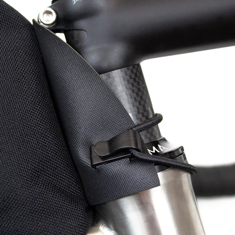 Restrap Bikepacking Bolt-On Top Tube Bag In Black-2