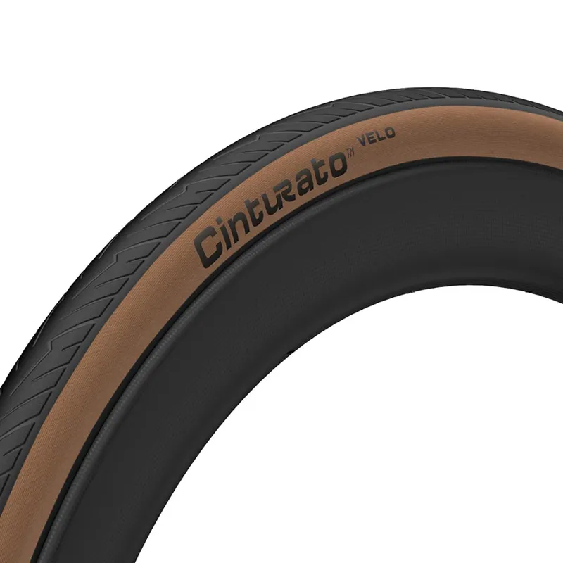 Pirelli Cinturato Velo Tlr Tubeless Road Tyre Classic Brown 700 x 26c
