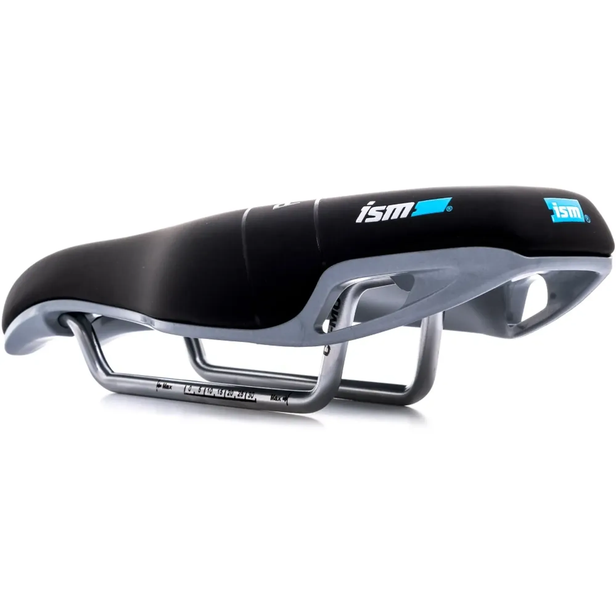 ISM Tri TT Bike Saddle in Black/ Grey 255mm Long 120mm Wide