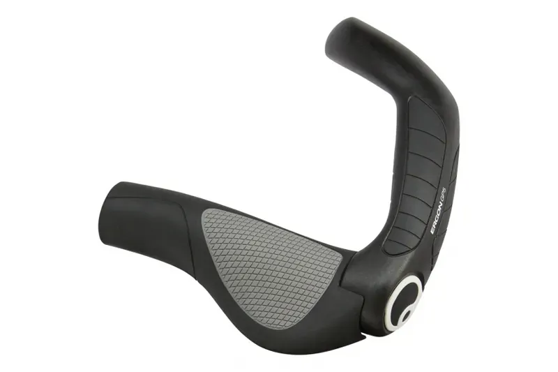 Ergon Gp5 Ergonomic Bike Handlebar Grips with Bar End in Black