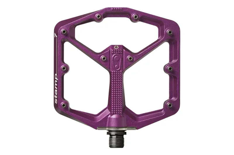 Crankbrothers Stamp 7 Mountain Bike Flat Pedals in Purple