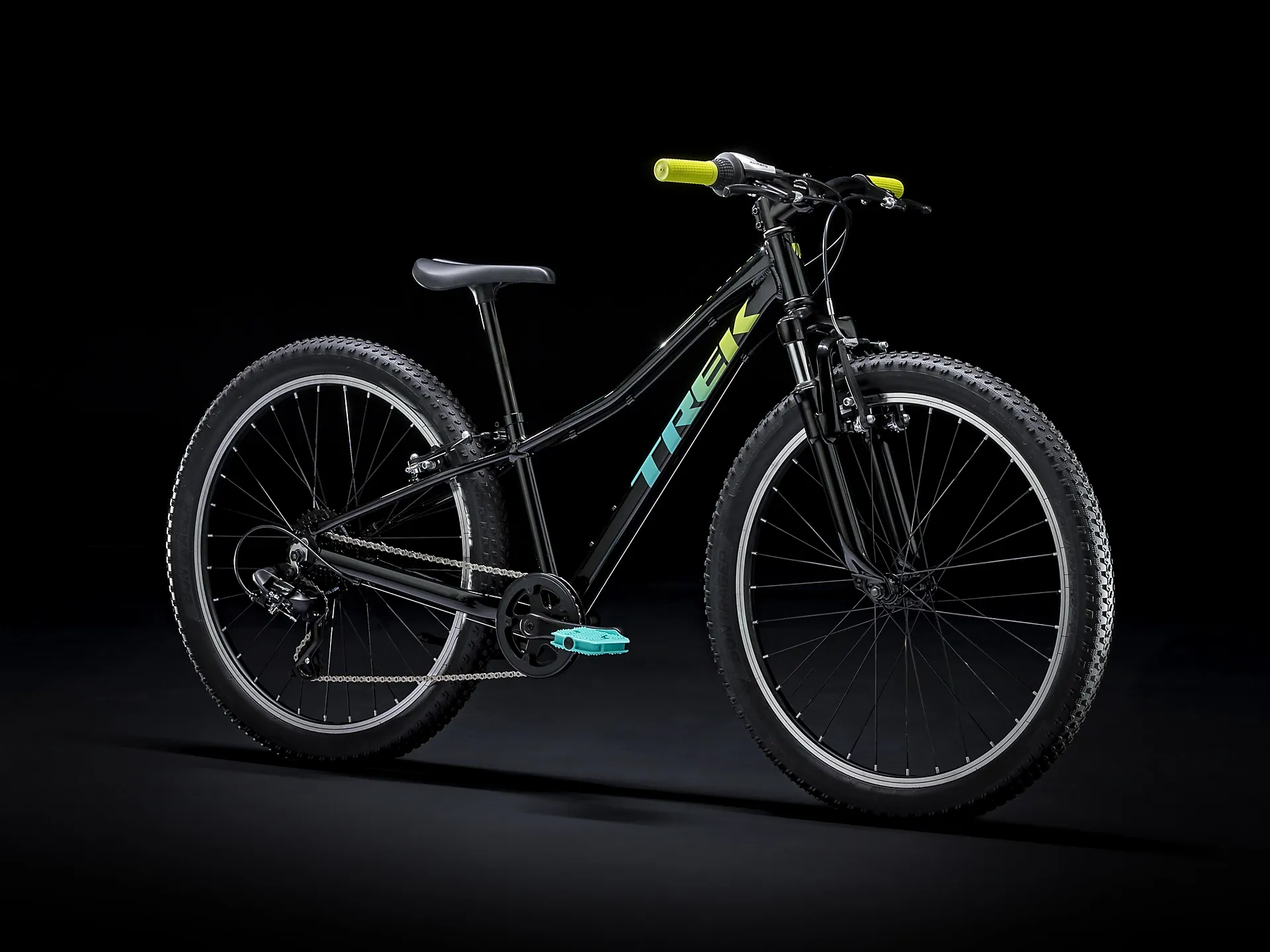 Trek Precaliber 24 8 Speed Suspension Kids Hybrid Bike in Black