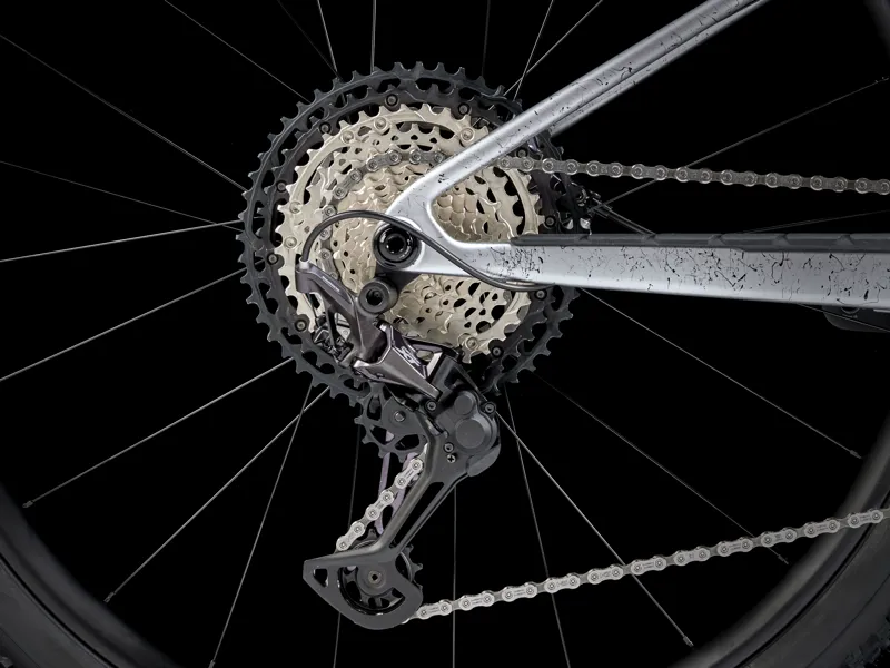 Trek Supercaliber SLR 9.8 XT XC Mountain Bike in Argent Drizzle Silver-3