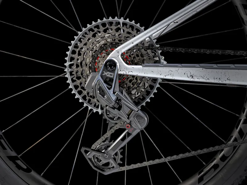 Trek Supercaliber SLR 9.9 XO AXS Mountain Bike Argent Drizzle Silver-2