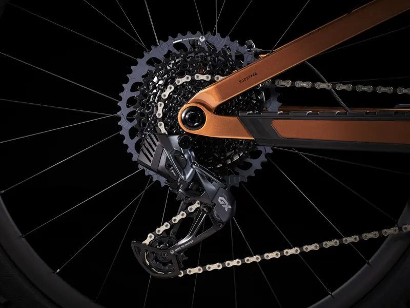 Trek Top Fuel 9.8 Gx AXS XC Mountain Bike in Pennyflake Medium-3