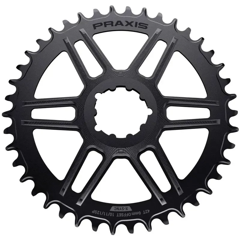 Praxis Works Direct Mount Narrow Wide Chainring Road 1x Black 36t