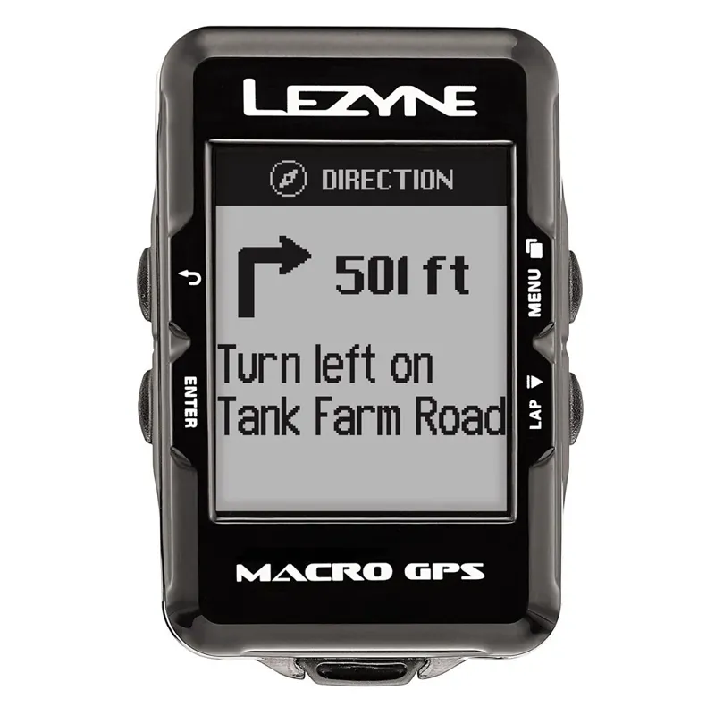 Lezyne Macro GPS Computer in Black-4