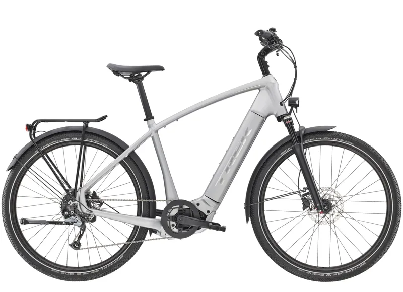 Trek Allant+ 7 Electric Hybrid Bike in Silver