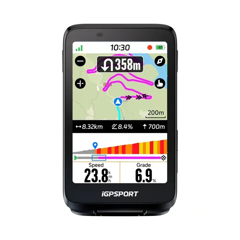 iGPSport BiNavi 3.5inch Touch Screen GPS Cycling Computer in Black-2