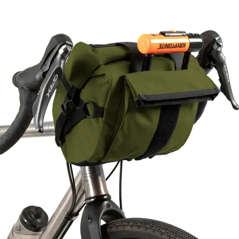 Restrap Bikepacking 10l Handlebar Pack in Olive-1