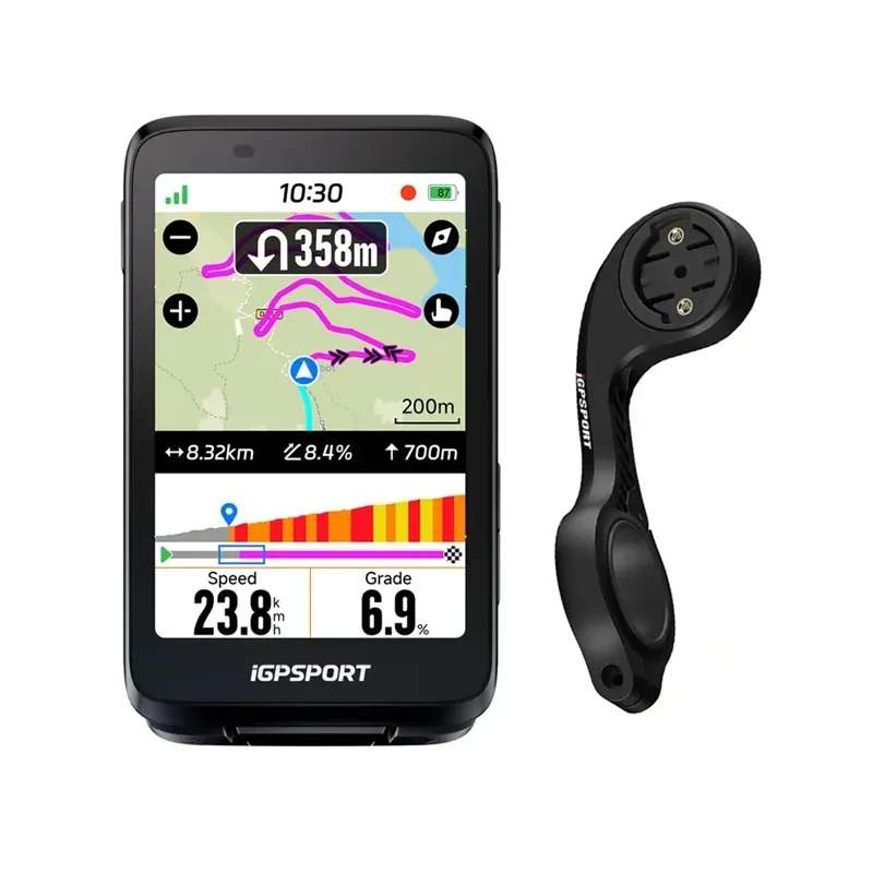 iGPSport BiNavi 3.5inch Touch Screen GPS Cycling Computer in Black-5