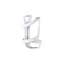 Bontrager Right Side Plastic Bottle Cage in White