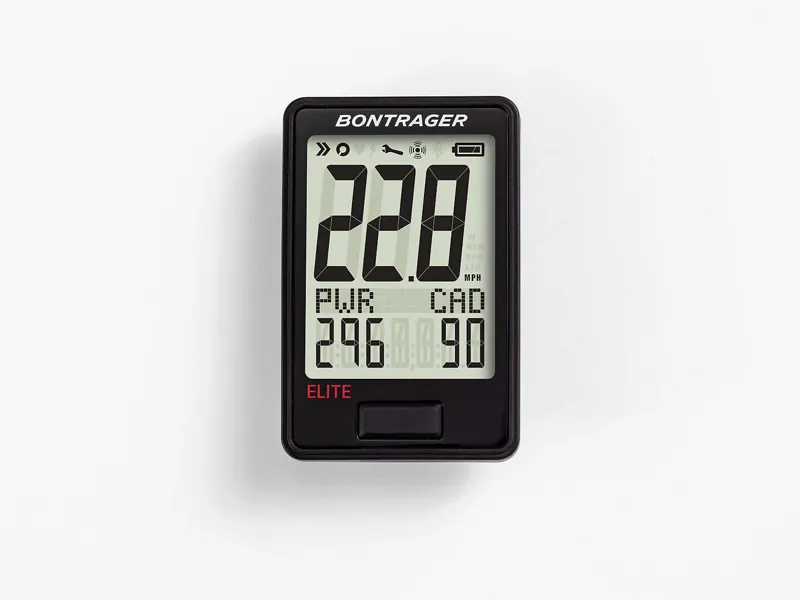 Bontrager RIDEtime Elite Cycling Computer in Black