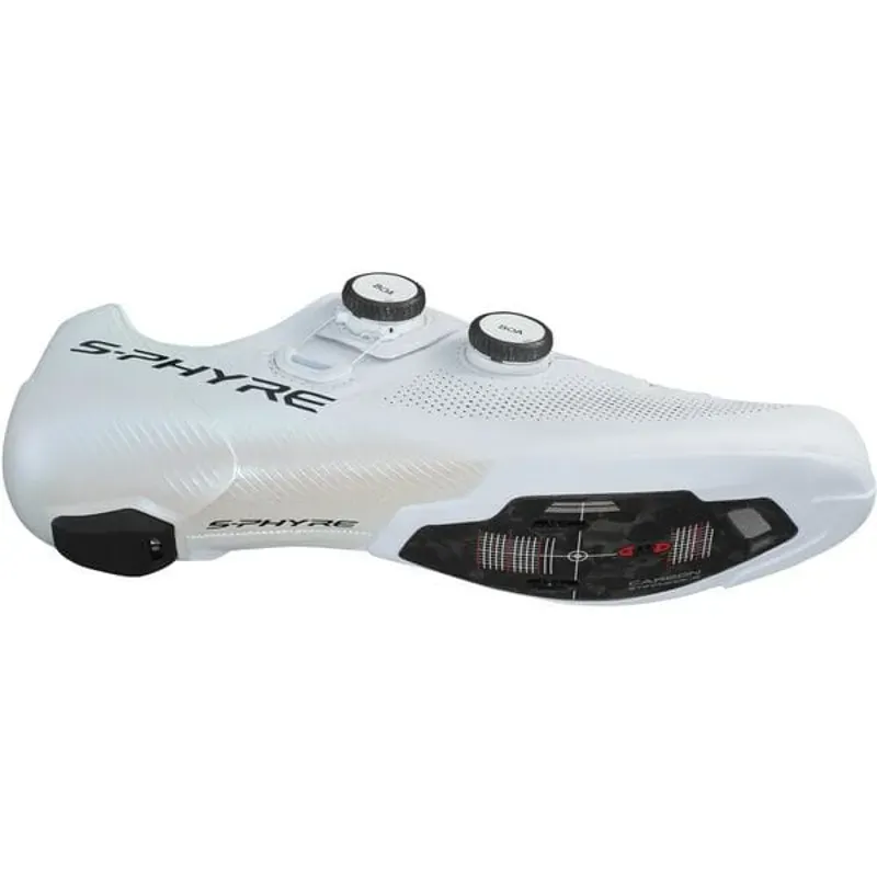 Shimano S-PHYRE RC9 RC903 Shoes Road Cycling Shoes 42 Wide Fit White-3