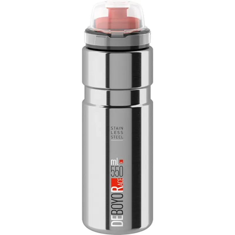 Elite Deboyo Race 550ml Vacuum Bottle in Silver