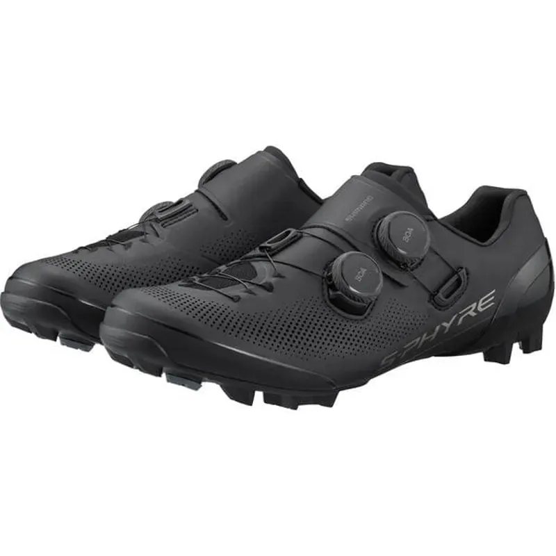Shimano S-PHYRE XC9 XC903 Road Cycling Shoes in Black Wide Fit-2
