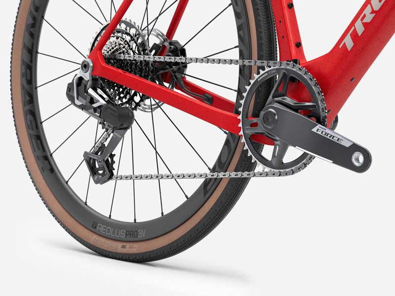Trek Checkmate SLR 7 AXS Gravel Bike in Radioactive Red/Sedona Red-3