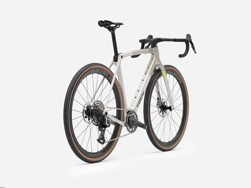 Trek Checkmate SLR 9 AXS Gravel Bike in Buff Beige/Supernova Splatt-2