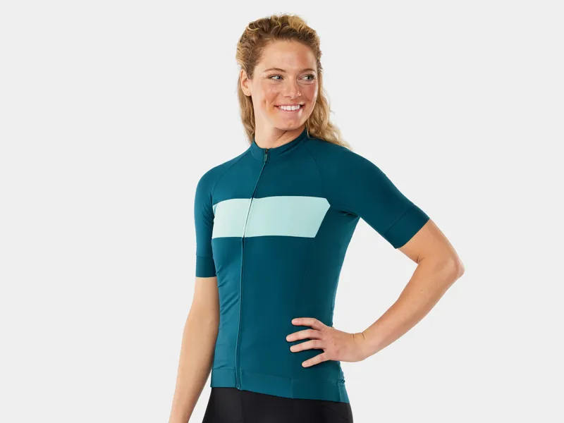 Trek Circuit LTD Womens Road Cycling Jersey in Juniper Green Blue