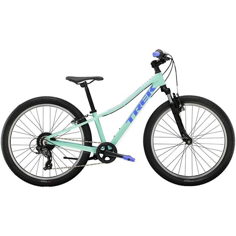 Trek Precaliber 24 8-Speed Suspension Kids Hybrid Bike in Aloha Green