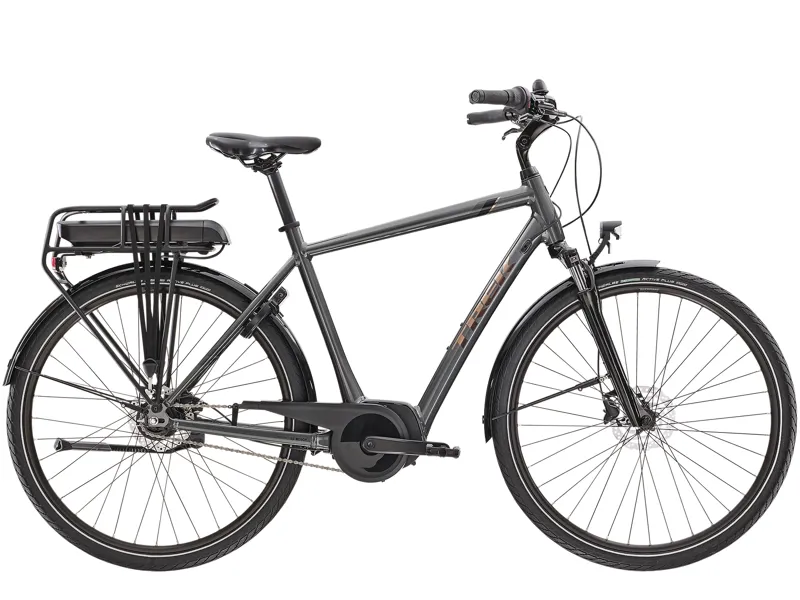 Trek District+ 1 500wh eHybrid Bike in Grey Large