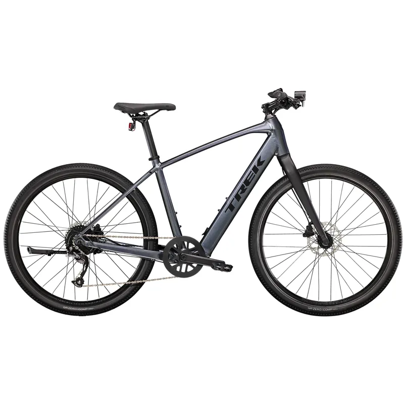 Trek Dual Sport+ 2 Hybrid eBike in Galactic Grey