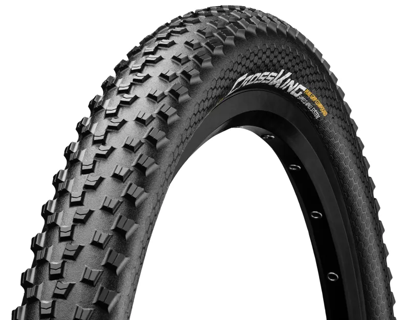 Continental Cross King Non-Folding Mountain Bike Tyre in Black