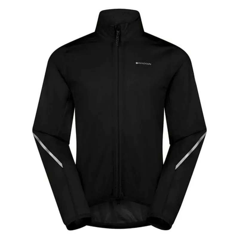 Madison Flux Ultra-Packable Waterproof Cycling Jacket in Black