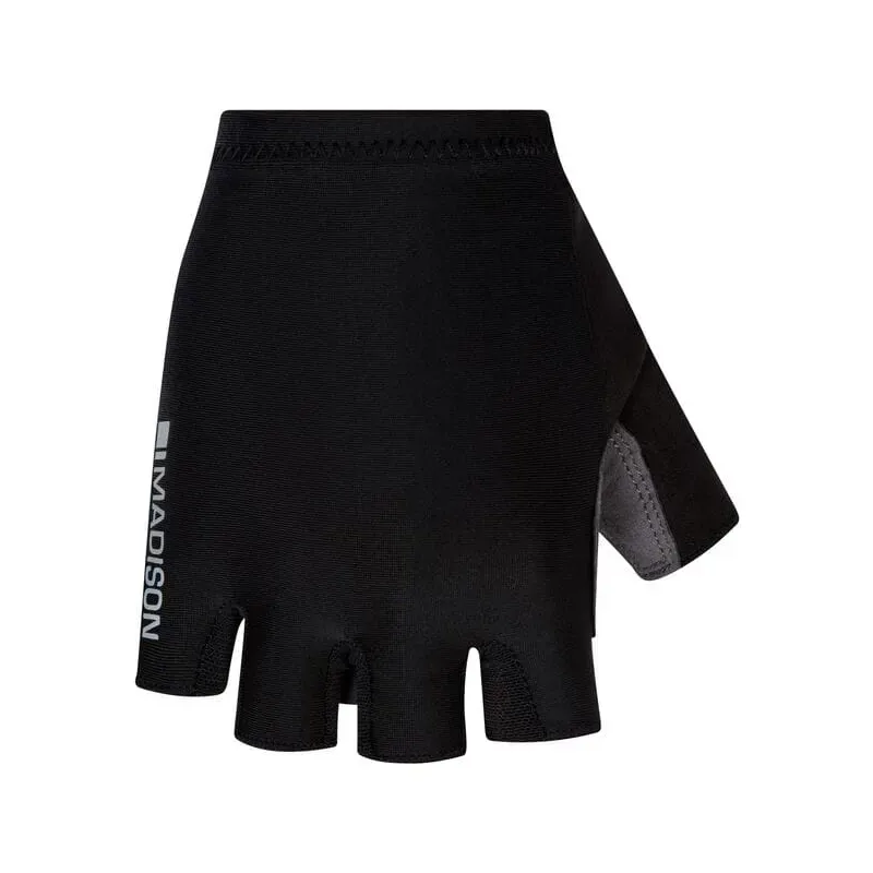 Madison Freewheel Road Cycling Mitts in Black