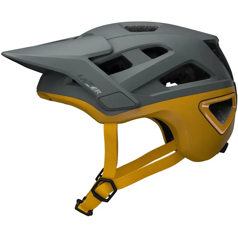 Jackal KinetiCore MTB Trail Helmet in Matt Grey Autumn Yellow-3