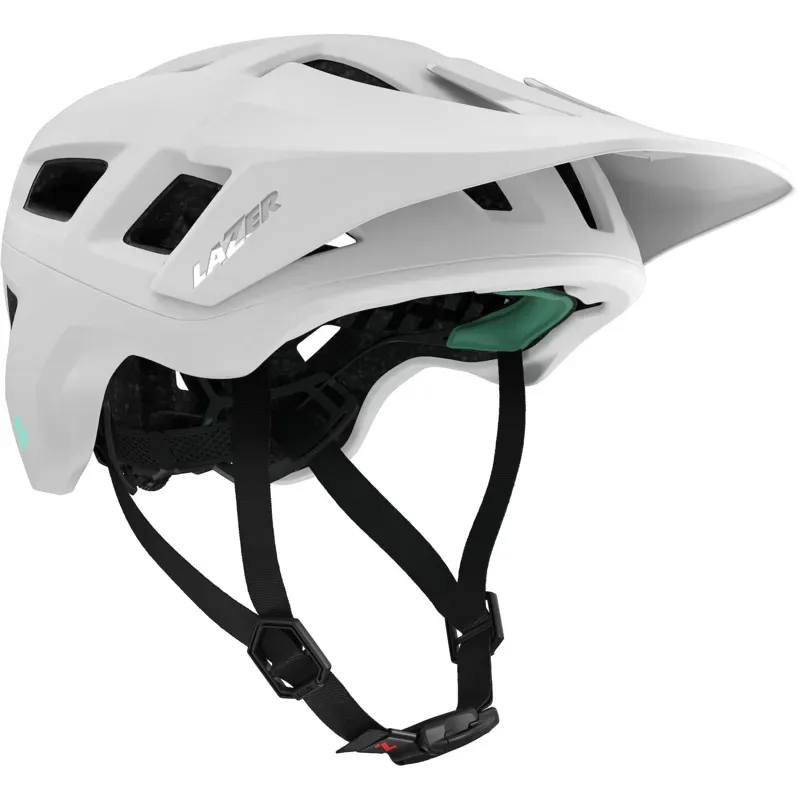 Lazer Coyote KinetiCore MTB Trail Helmet in Matt Full White