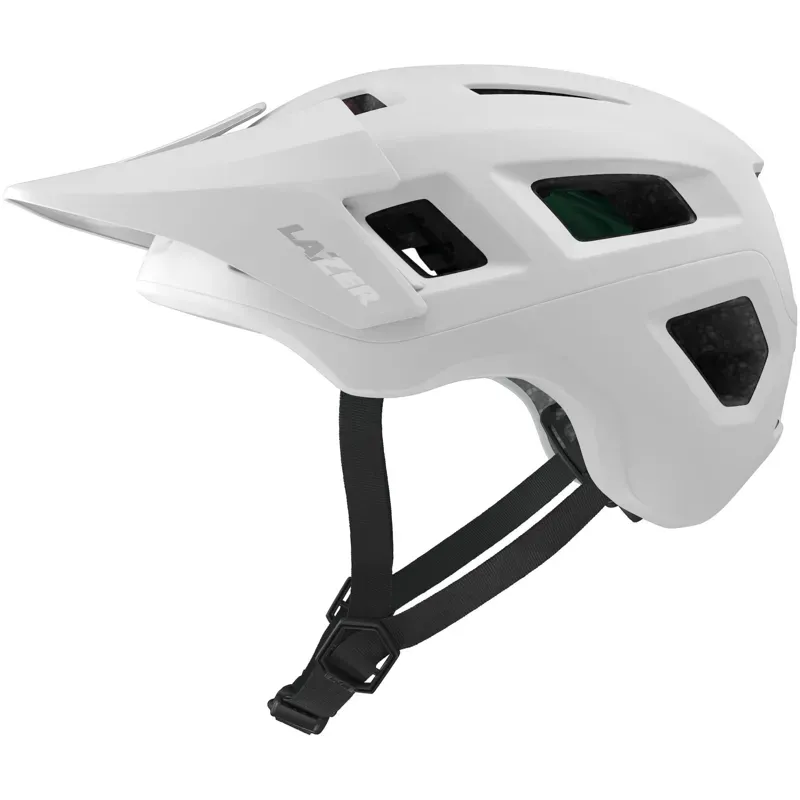 Lazer Coyote KinetiCore MTB Trail Helmet in Matt Full White-3