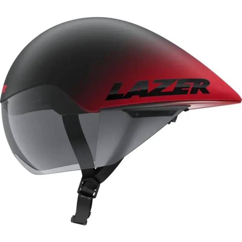 Lazer Volante KinetiCore Aero Tri Helmet in Matt Black Red-2