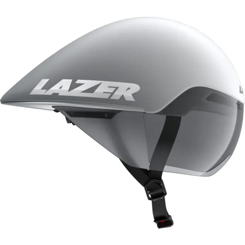 Lazer Volante KinetiCore Aero Tri Helmet in White Silver