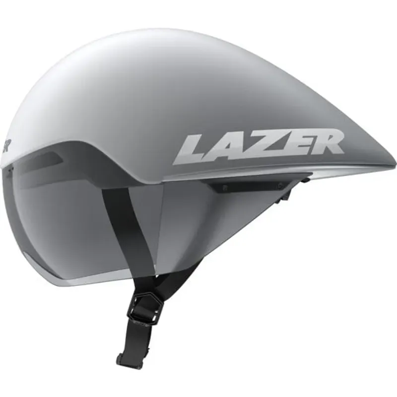 Lazer Volante KinetiCore Aero Tri Helmet in White Silver-2