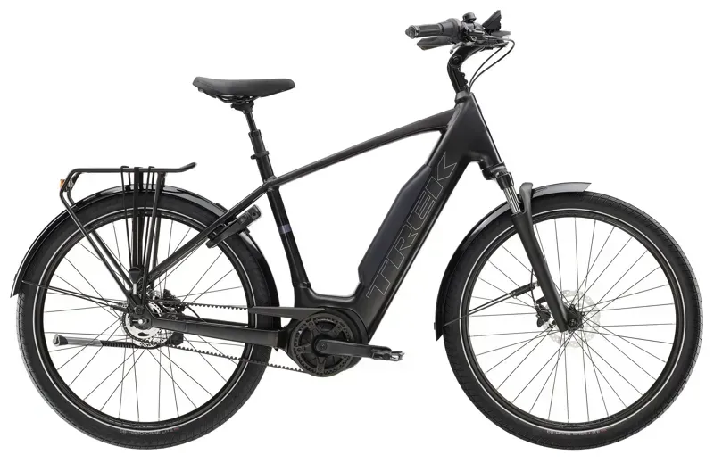 2026 Trek District+ 4 800Wh e-Bike In Trek Black Satin