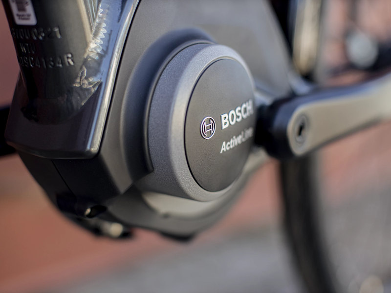 Trek District+ 1 500wh eHybrid Bike in Grey Large-9