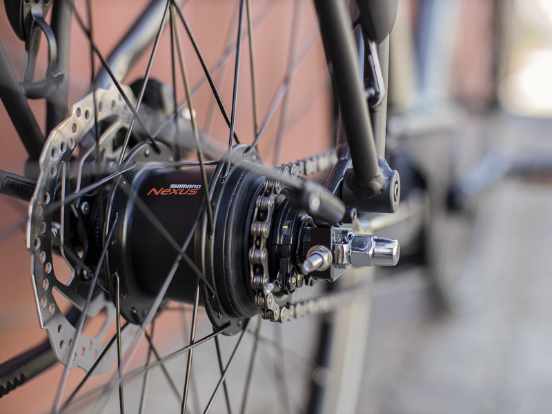 Trek District+ 1 500wh eHybrid Bike in Grey Large-6