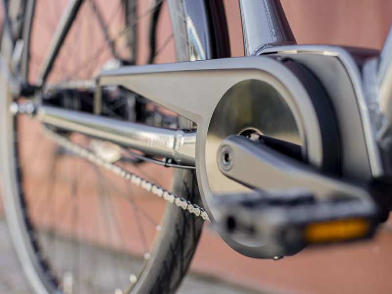 Trek District+ 1 500wh eHybrid Bike in Grey Large-5