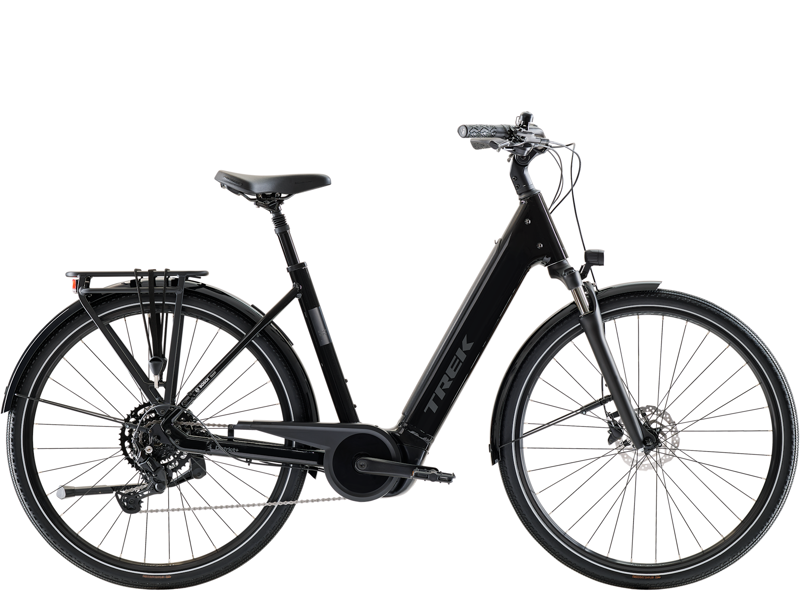 Trek District+ 3 R9 LS eHybrid Bike in Dark Star