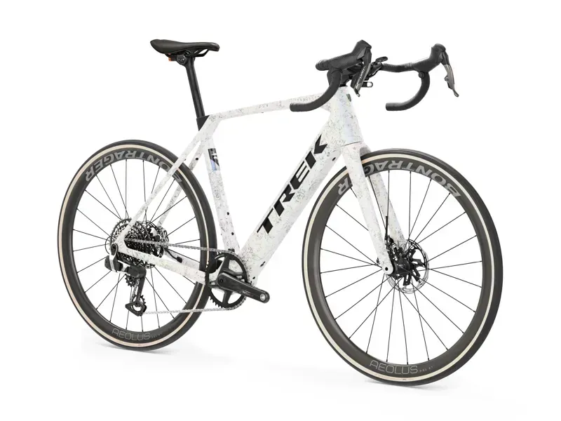 Trek Domane+ SL 9 AXS EU eRoad Bike in Mother of Pearl/Silver Marble-1