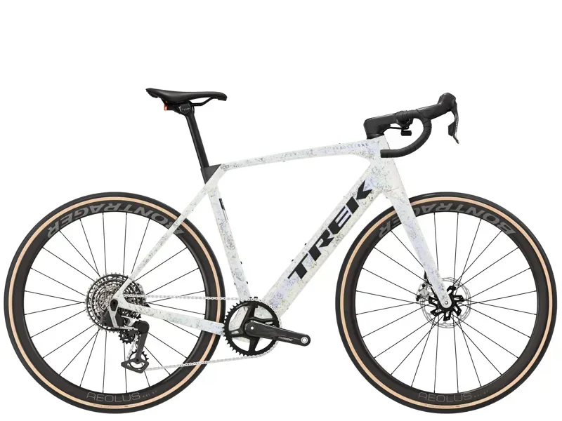 Trek Domane+ SL 9 AXS EU eRoad Bike in Mother of Pearl/Silver Marble