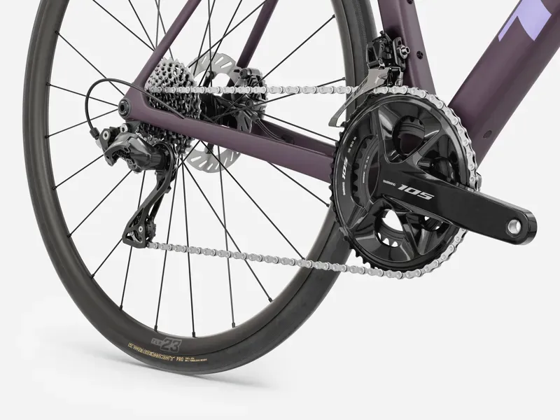2027 Trek Domane SL 5 Carbon Road Bike in Matte Nightshade-4