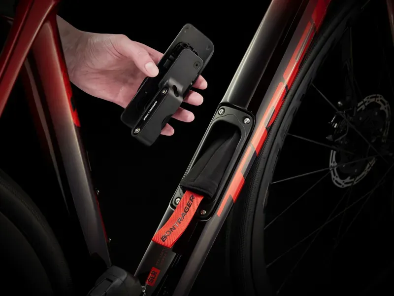 Trek Domane SLR 7 AXS Road Bike In Metallic Red Smoke to Red Carbon Smoke-3