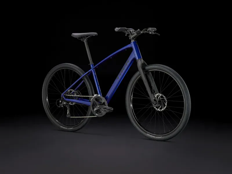 Trek Dual Sport 1 Hybrid Bike in Hex Blue-1
