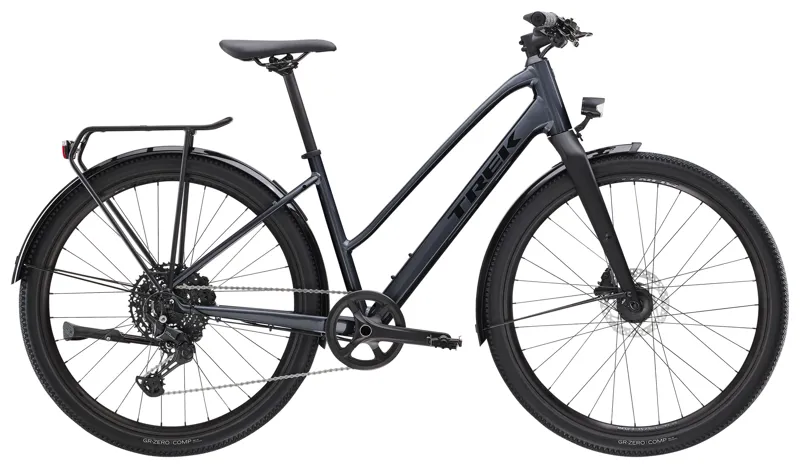 Trek Dual Sport Stagger Hybrid Bike In Galactic Grey