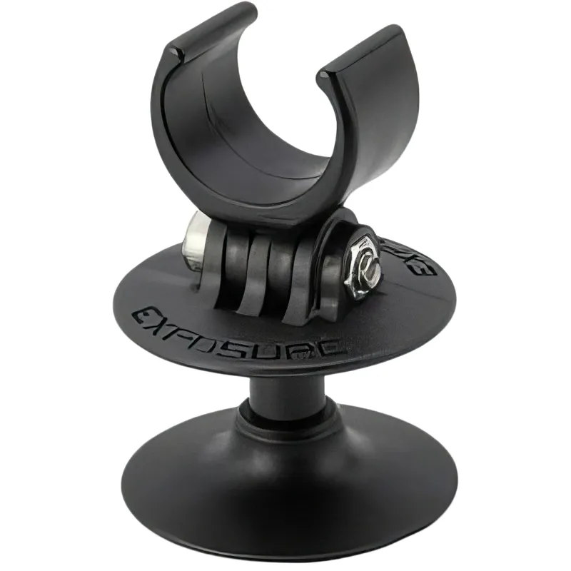 Exposure Lights Helmet Mount w/Action Camera Clip in Black