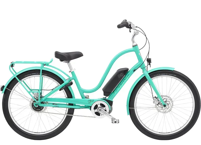 Electra Townie Go! 5i Step-Thru E-Bike in Jade