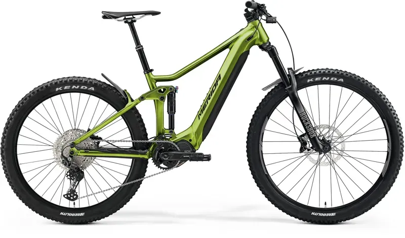 Merida eOne-Sixty 500 Electric Mountain Bike In Green/Black